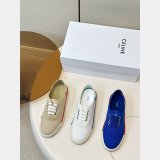 Celine ALAN SNEAKER IN CANVAS AND SUEDE CALFSKIN