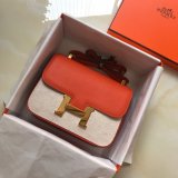7 Star Hermes handmade Stiching Constance Bag 23cm