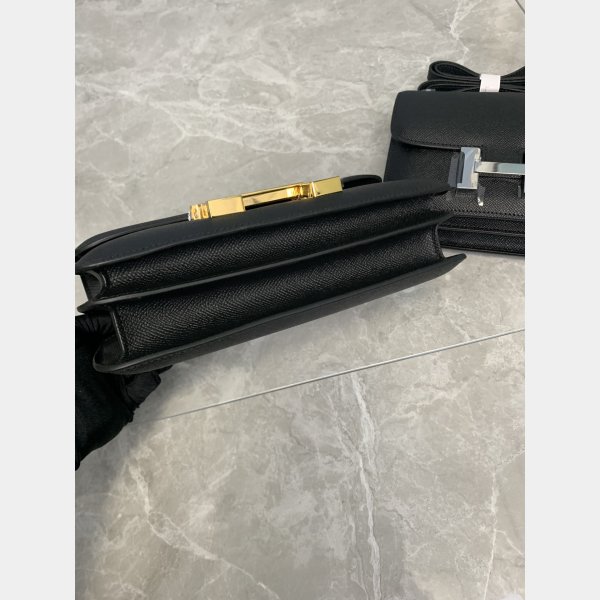 Hermes Constance Bag 23cm Epsom Leather Black