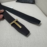 TOM FORD Leather Reversible T Belt 38mm