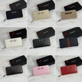 Gucci Web Trademark Zip-Around Wallet A00770/A006YS Horsebit