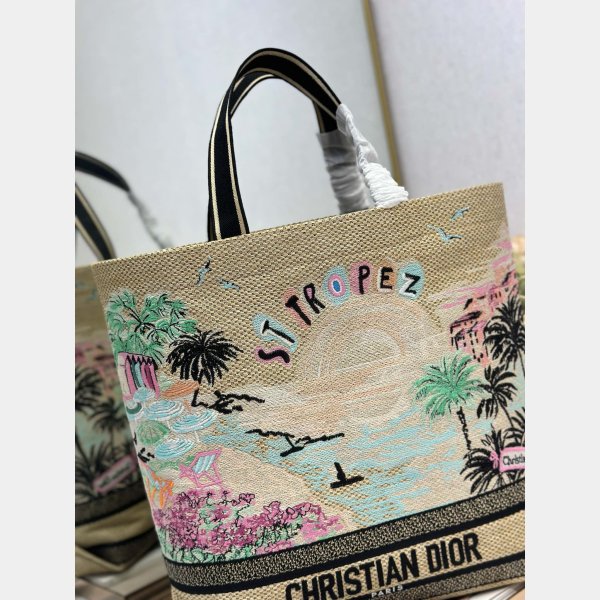 Dior Souvenir Soft Dior Book Tote Saint-Tropez