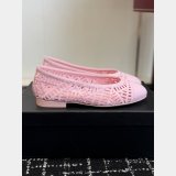 CC Ballet Flats Embroidered Cotton
