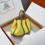 Best Hermes human handmade stiching Garden Party Bag 30cm