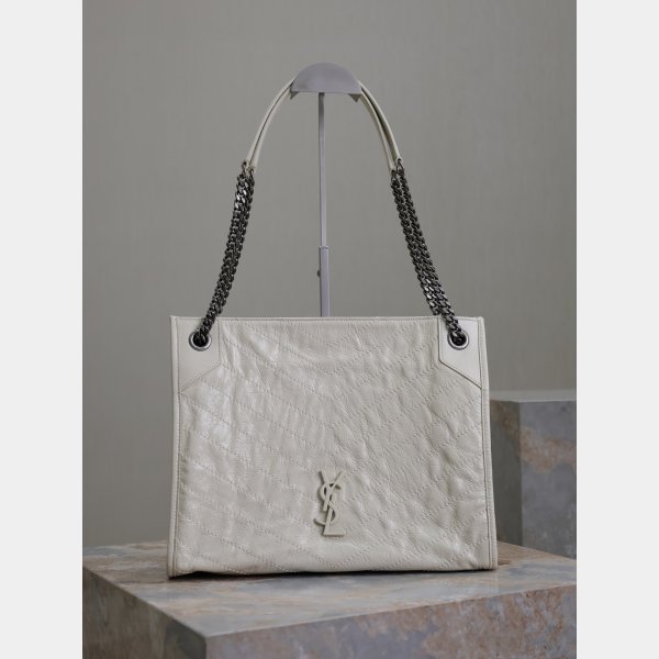 Saint Laurent Niki Shopping Best Sale Vintage Leather 577999 Bag