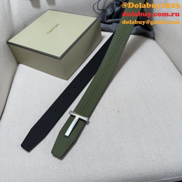 Tom Ford Reversible T Buckle Belt
