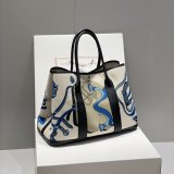 Luxury Hermes garden Party Bag Canvas 36cm
