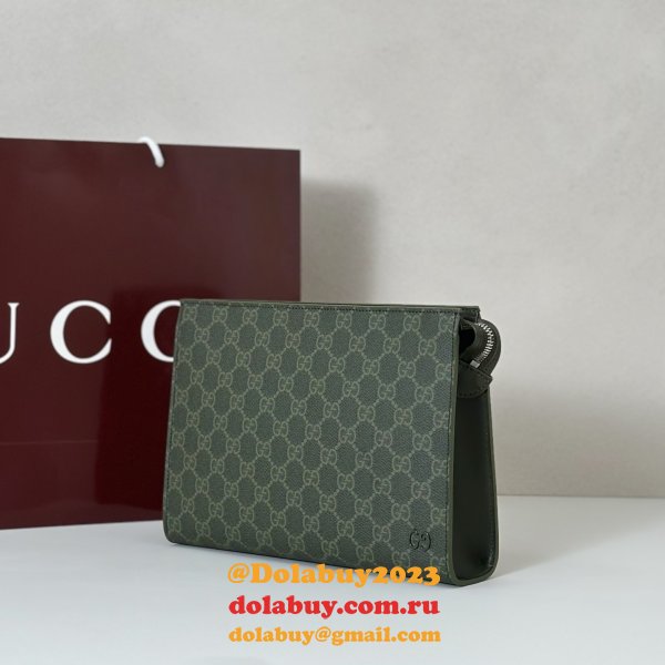 Gucci GG Monogram Small Pouch Men #768255 Luxury Bag