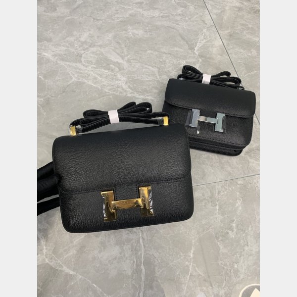 Hermes Constance Bag 23cm Epsom Leather Black