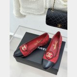 Chanel Sequins and Grosgrain Moccasins