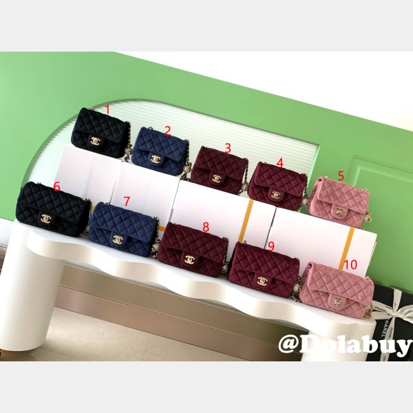 High Quality Mini Flap Velvet AS1786 & AS1787 Bag