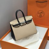 2025 Top New Hermes Contrast Color Birkin Bag