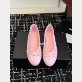 CC Ballet Flats Embroidered Cotton