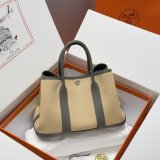 Best Hermes human handmade stiching Garden Party Bag 30cm