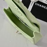 Top Quality CC 25cm Flap Handbags Caviar leather