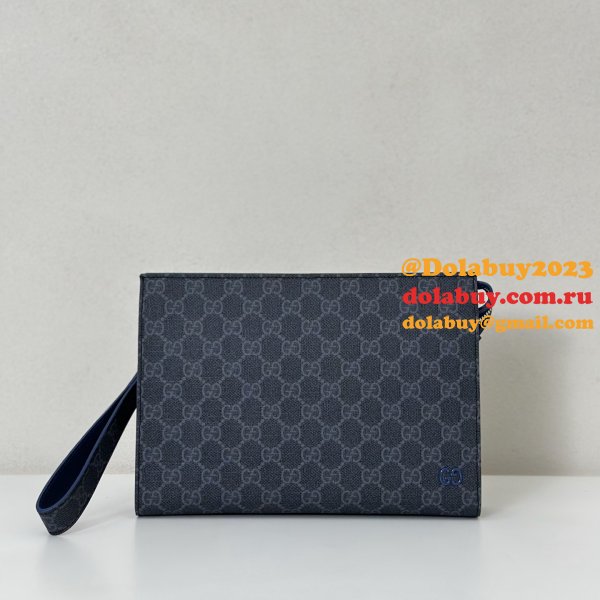 Gucci GG Monogram Small Pouch Men #768255 Luxury Bag