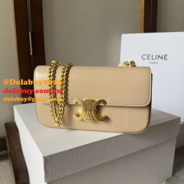 Celine CHAIN SHOULDER Triomphe 20.5CM BAG
