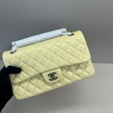 High Quality CC FLAP Lambskin Handbags 25CM