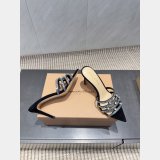 Gianvito Rossi Crystal-Embellished Suede Sandals