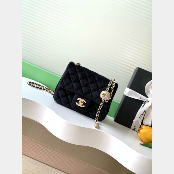 High Quality Mini Flap Velvet AS1786 & AS1787 Bag