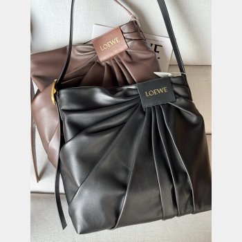 TOP LOEWE Draped tote in mellow nappa lambskin