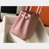 Hermes Birkin Togo leather Handbags Pink 35CM