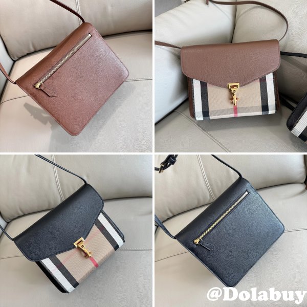 Best Burberry Grain Patchwork House Check Crossbody 8131 Bag
