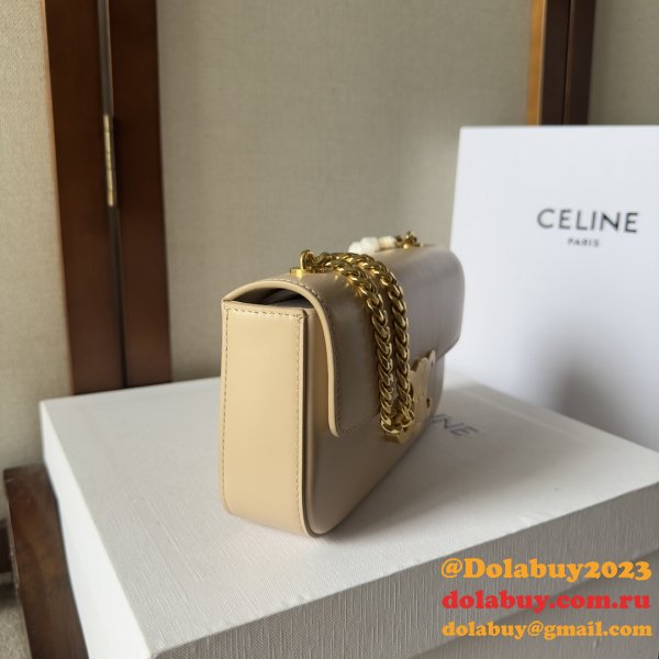Celine CHAIN SHOULDER Triomphe 20.5CM BAG