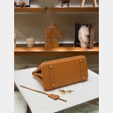 Hermes birkin 25cm calf Leather ostrich Vein bag