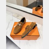 Hermes pairs Women lofer Suede