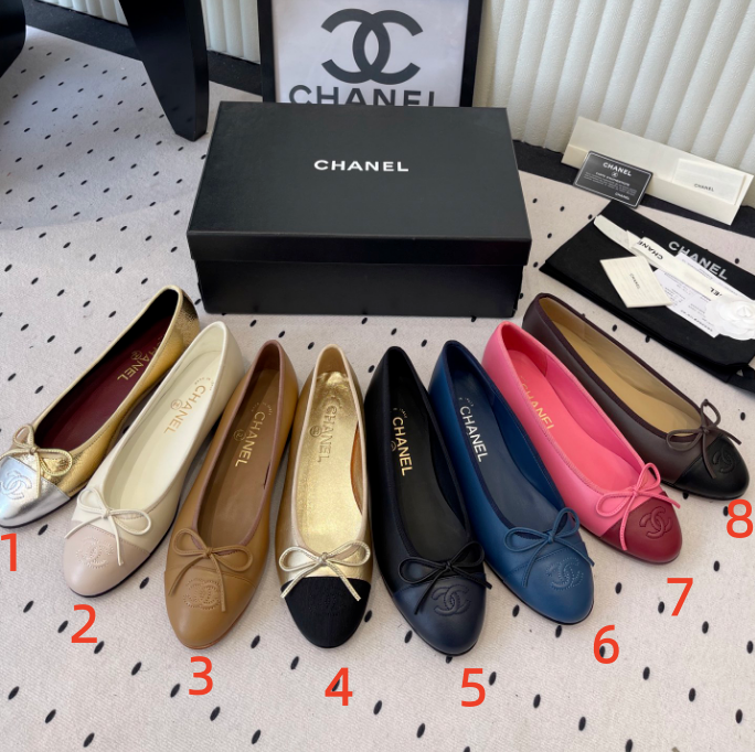 Classical CC Ballet leather Flat